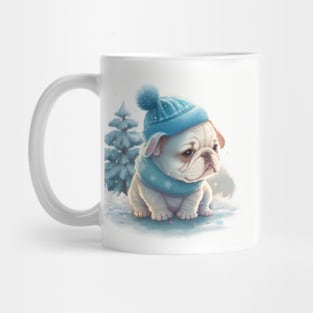 Winter Frenchie baby Mug